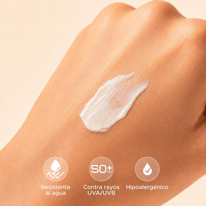 Protector Solar Adulto 125 ml FOTOSUN UV FPS 50+ , resistente al agua, bloqueador facial y corporal, uso diario, protección UVA y UVB