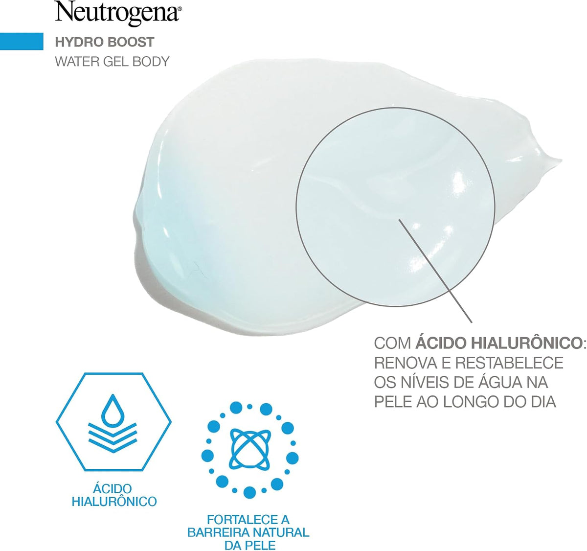 Neutrogena Crema corporal en gel Hydro Boost Ácido Hialurónico 400 ml