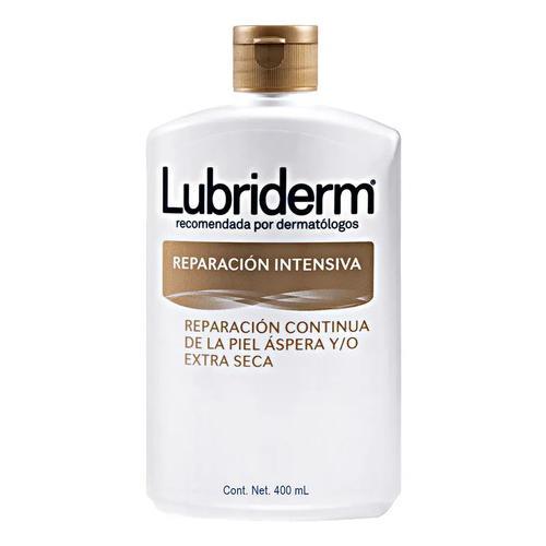 Crema Corporal Reparación Intensiva Lubriderm piel aspera y extra seca Día/Noche 400mL