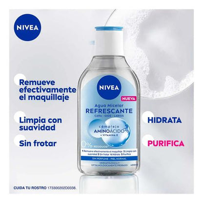 Nivea Agua Micelar refrescante piel normal 400ml