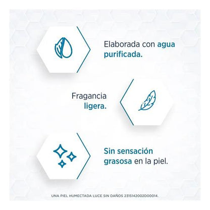 Lubriderm crema corporal humectación diaria 400 ml | piel saludable sin aroma