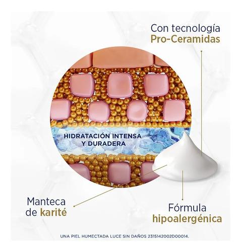 Crema Corporal Reparación Intensiva Lubriderm piel aspera y extra seca Día/Noche 400mL
