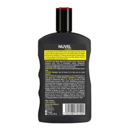 Crema Corporal Nuvel para hombre 3 En 1 Cara, Despues de  Afeitar Y Cuerpo 470ml.