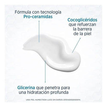 Lubriderm crema corporal humectación diaria 400 ml | piel saludable sin aroma