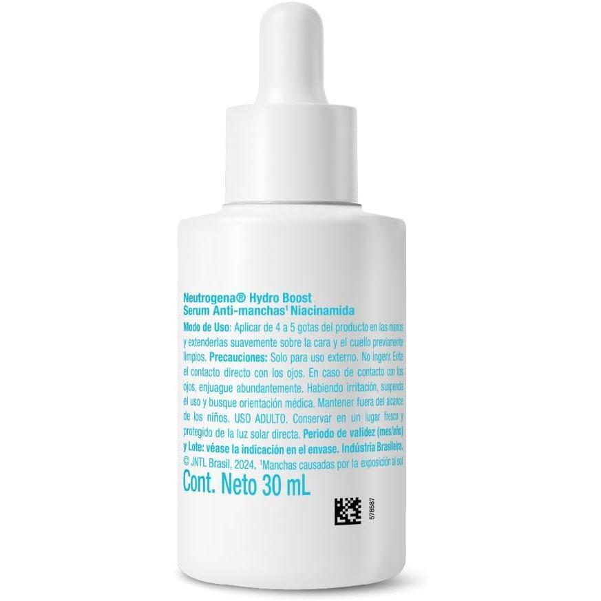 Neutrogena Serum Anti-Manchas Hydro Boost con Niacinamida y Ácido Hialurónico 30ml