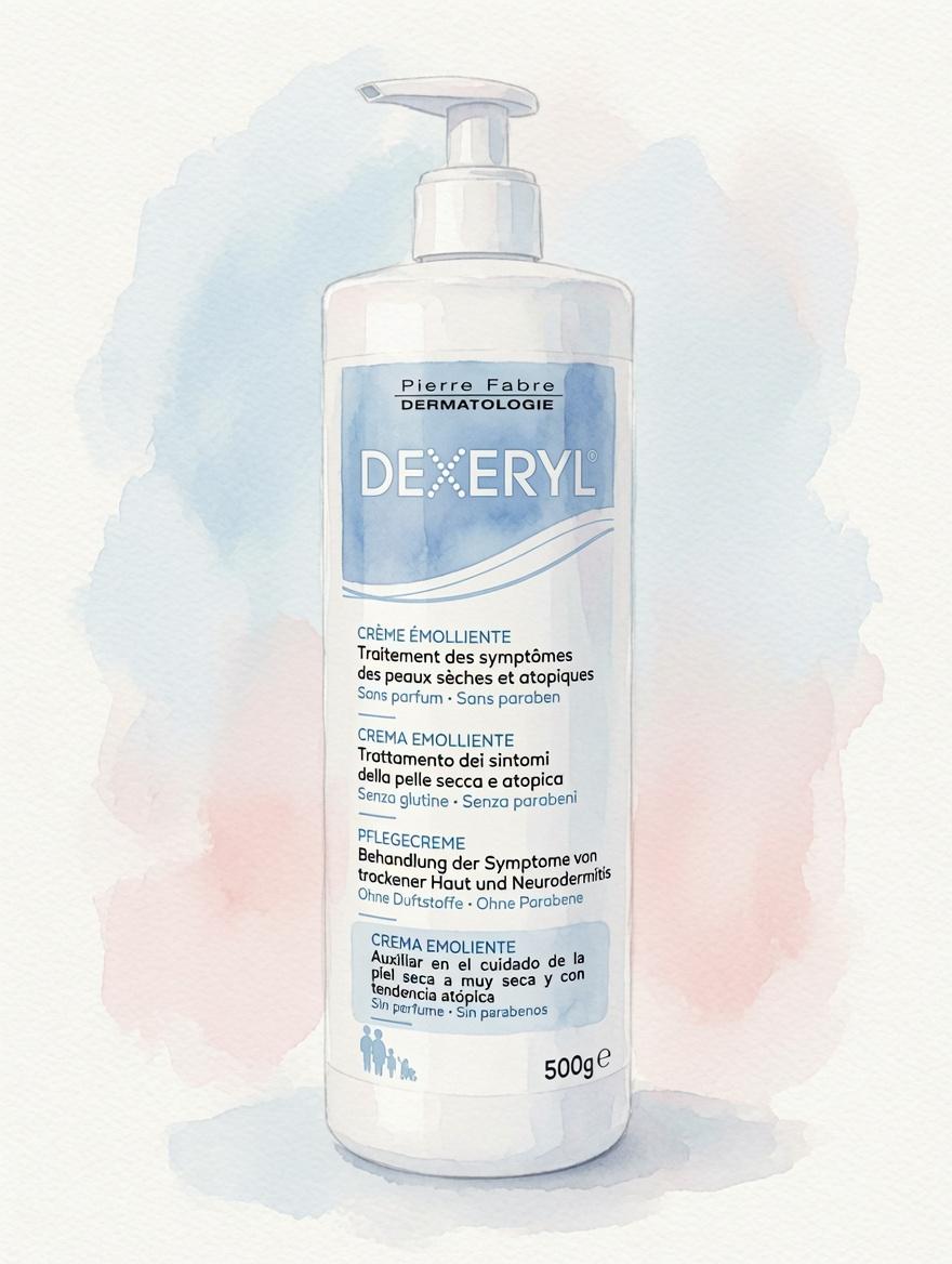 CREMA CORPORAL EMOLIENTE Y HUMECTANTE DEXERYL 500GR