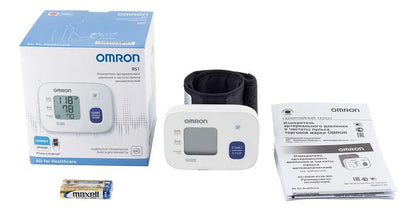 Baumanometro Omron De Muñeca Rs1 Color Blanco