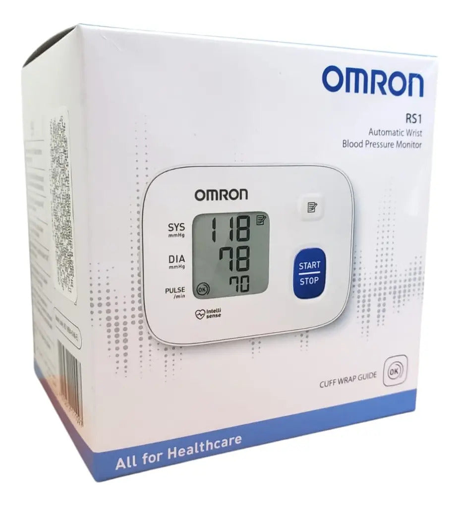 Baumanometro Omron De Muñeca Rs1 Color Blanco
