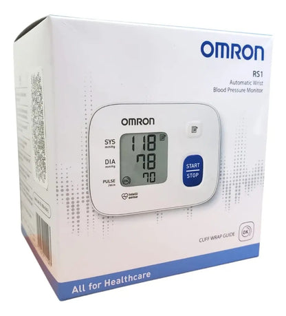 Baumanometro Omron De Muñeca Rs1 Color Blanco