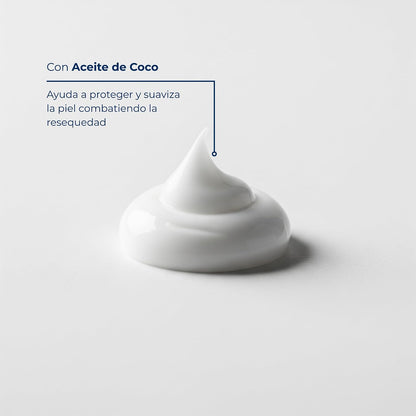 Nuvel Crema Corporal Hidratante con Aceite de Coco, 750 ml | Hidratación Profunda para Cuidado Facial y Corporal | Crema Humectante para Piel Seca o Grasa