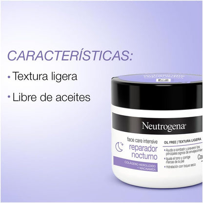 Crema Hidratante Facial Reparador Nocturno con Colágeno NEUTROGENA 100g